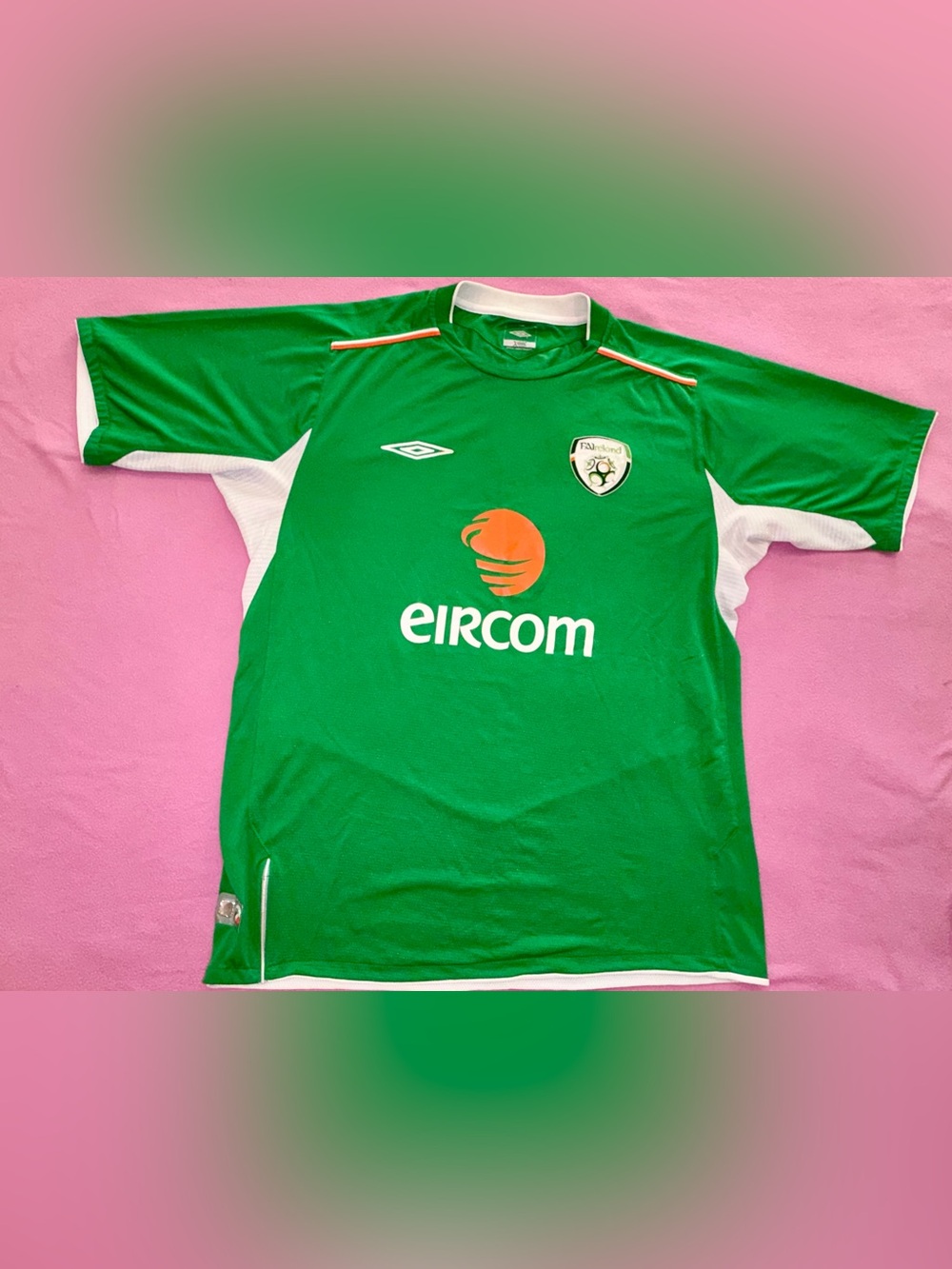 🍀 Vintage Republic of Ireland Home Football Jersey (2006–2008) 🍀